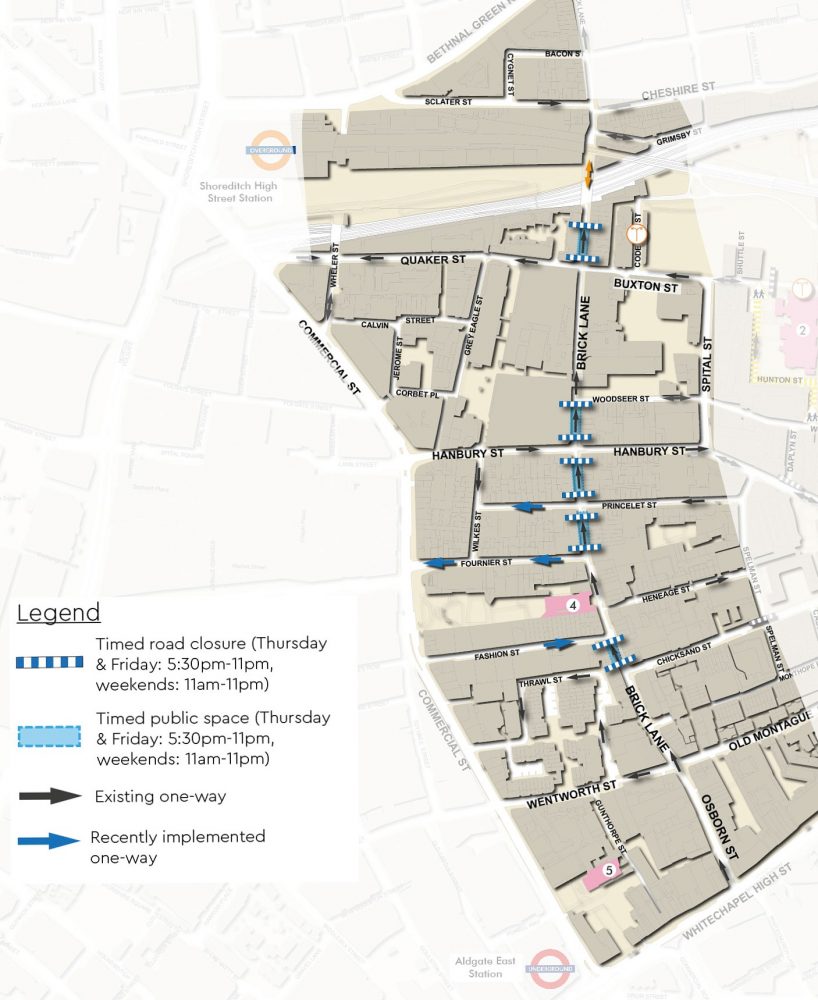 Brick Lane Liveable Streets scheme 2 review