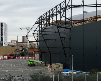 Pudding Mill Lane Theatre under construction