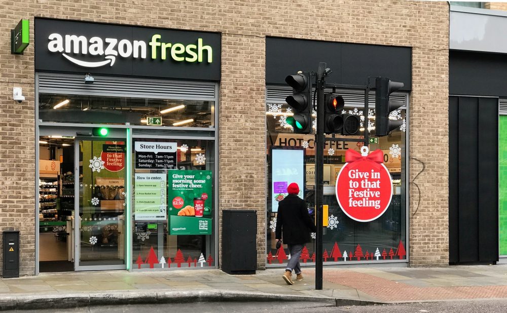 Amazon Fresh grocery at Dalston Junction