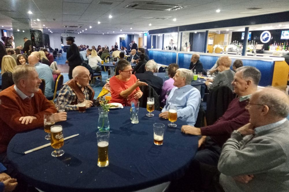 Some of the Geezers in the Millwall bar at Barrie Stradling's Party