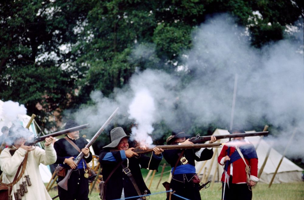 English Civil War re-enactment at Royal Gunpowder Mills Waltham Abbey