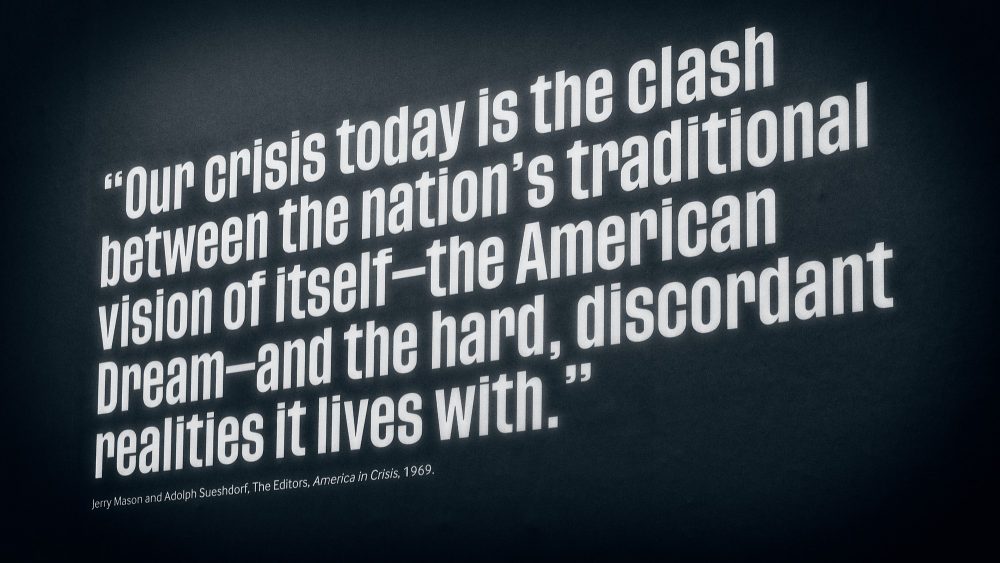 Quote from America in Crisis 1969