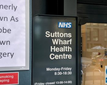Globe Town Surgery now Suttons Wharf Health Centre