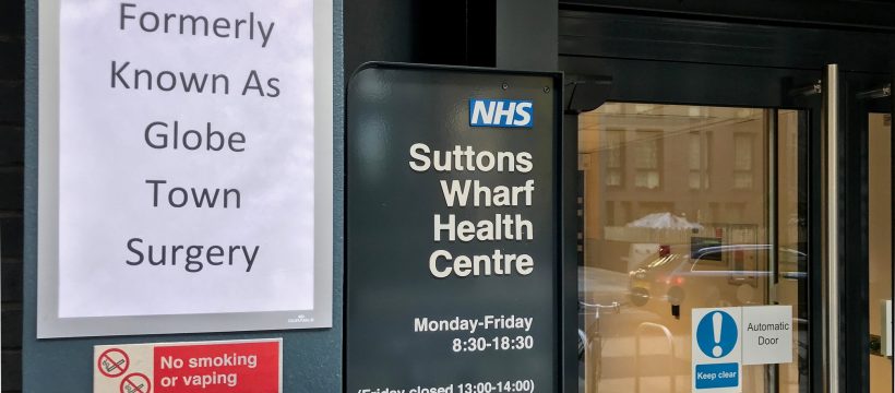 Globe Town Surgery now Suttons Wharf Health Centre