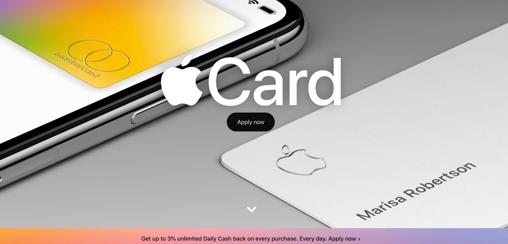 The Apple Credit Card launched in 2019