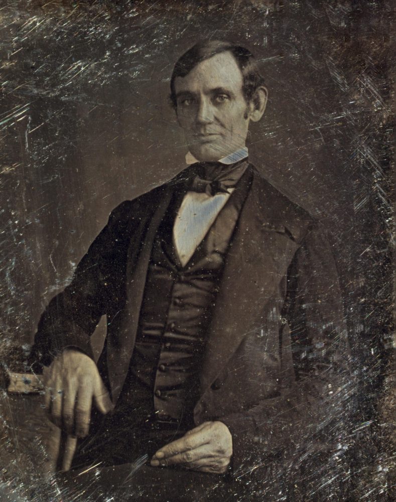 Daguerreotype of Abraham Lincoln by Nicholas Shepherd 1846