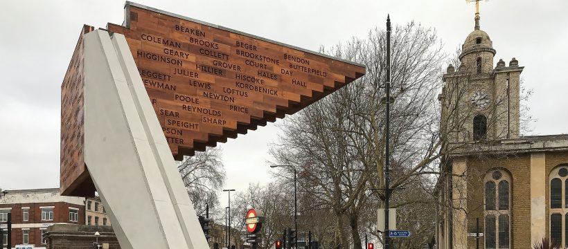 Stairway to Heaven Memorial Bethnal Green