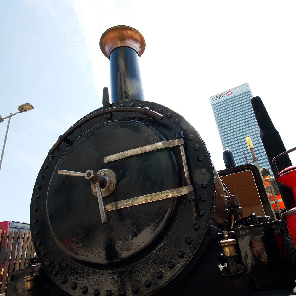 oplar Terrier locomotive at the open weekend