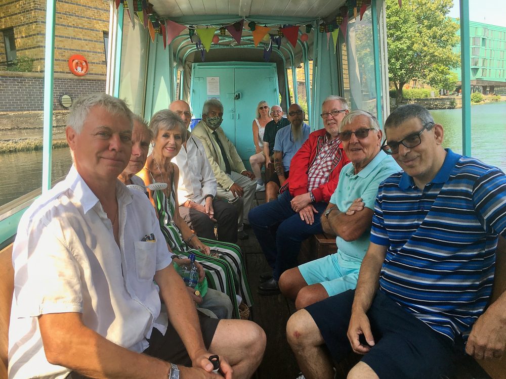 The Geezers enjoy a special canal trip