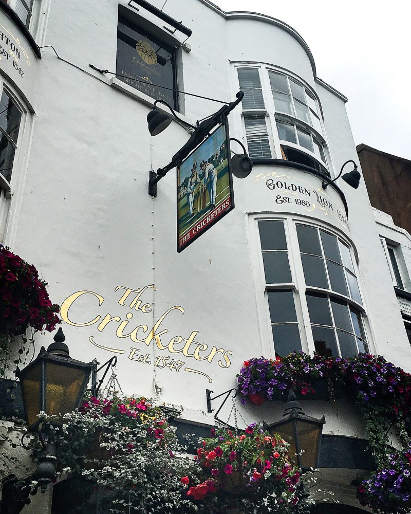 Outside The Cricketers Black Lion Street Brighton