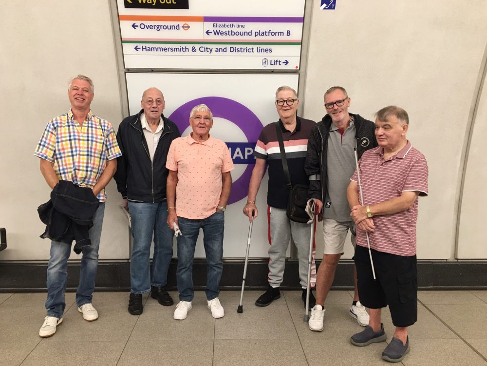 The Geezers at Whitechapel Elizabeth Line Station