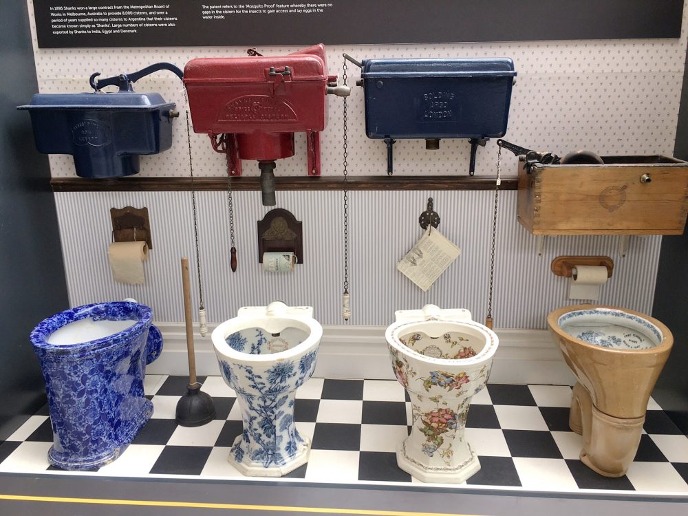 Victorian toilets at Crossness