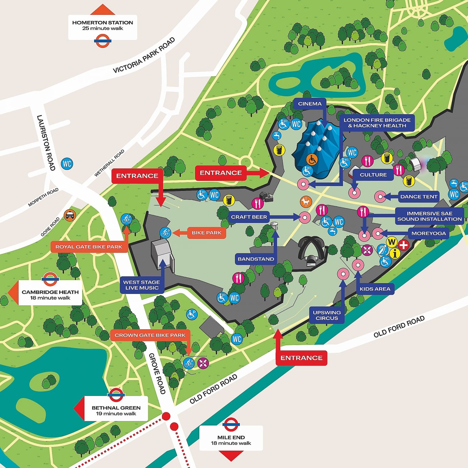 All Points East Events in Victoria Park, Bow Our Bow