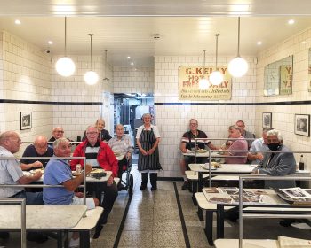 Geezers in G Kellys Pie and Mash