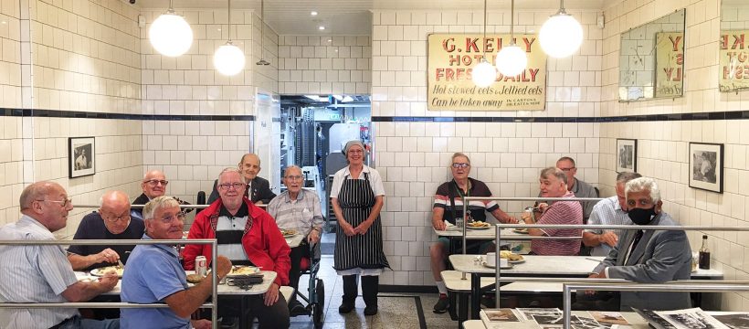 Geezers in G Kellys Pie and Mash