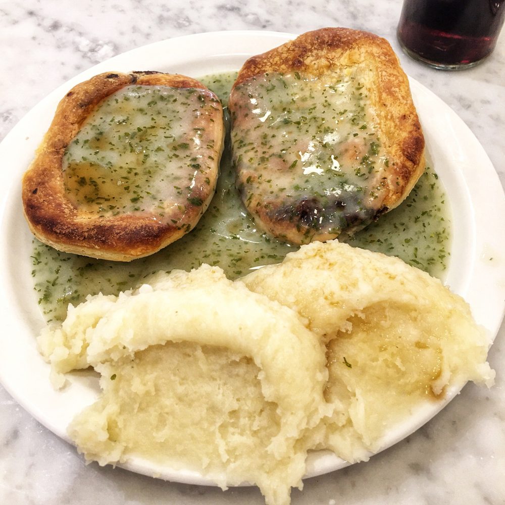 Pie & Mash at G Kelly's Bow