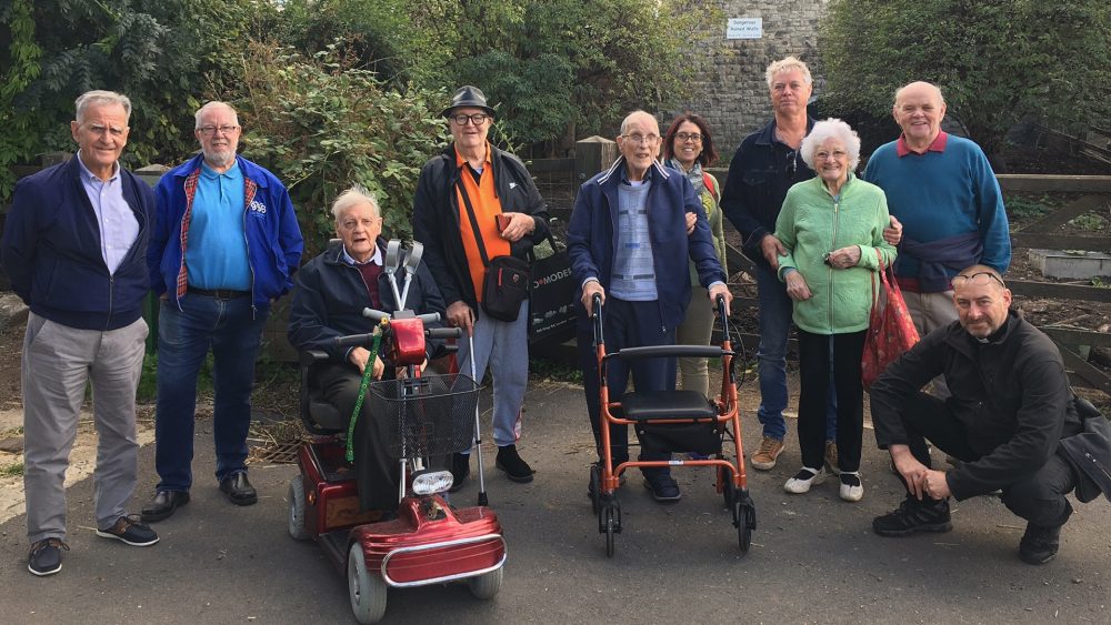 The Geezers visit St Dunstan's Church Stepney