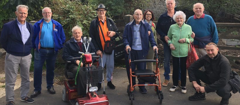 The Geezers visit St Dunstan's Church Stepney