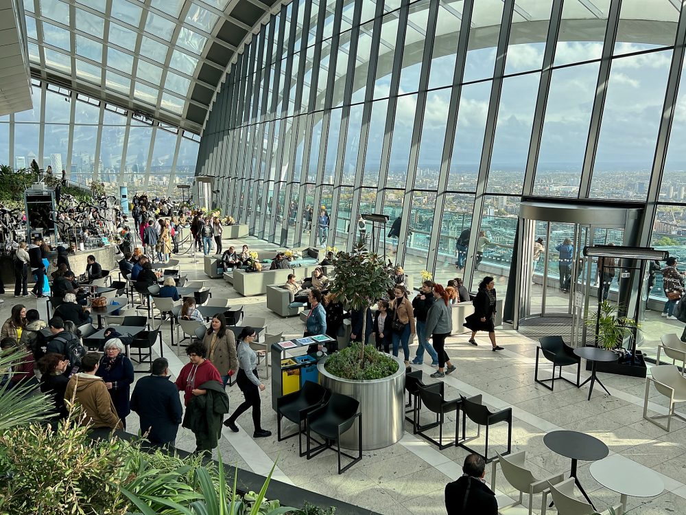 The Skygarden lower bar