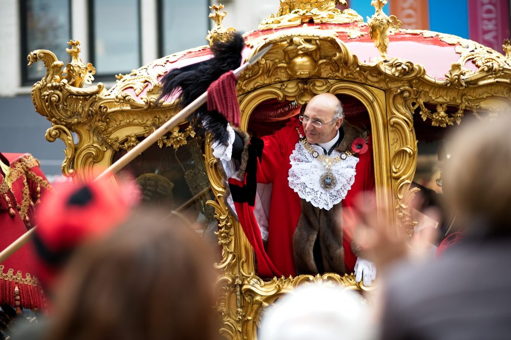 The new Lord Mayor, Michael Bear, in 2010