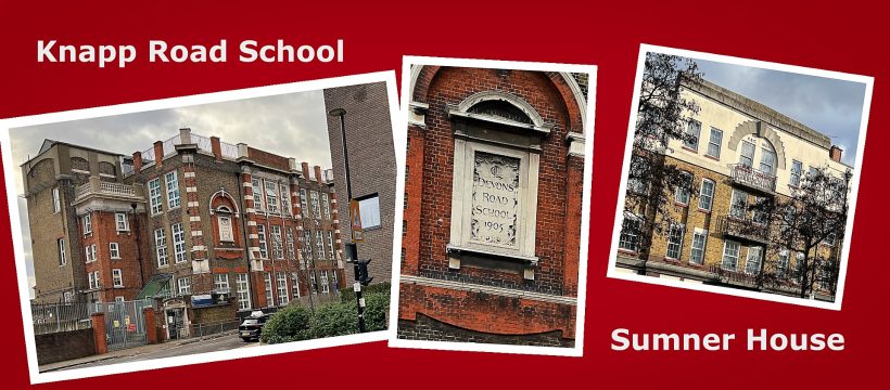Looking for old friends: Knapp Road School, and Sumner House, Watts Grove / Devons Road London E3