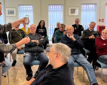 Vince Spade, Magician, at the Geezers Jan 2023