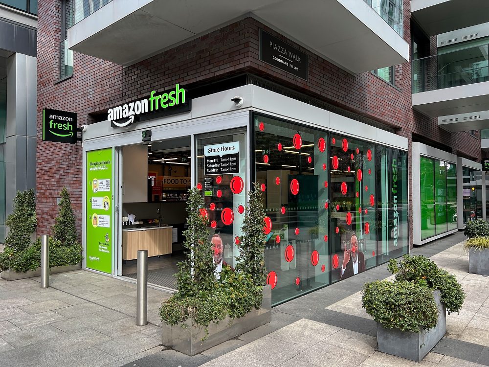 Amazon Fresh grocery in Leman Street