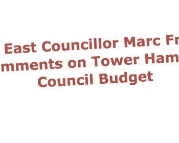 Councillor Marc Francis comments on budget