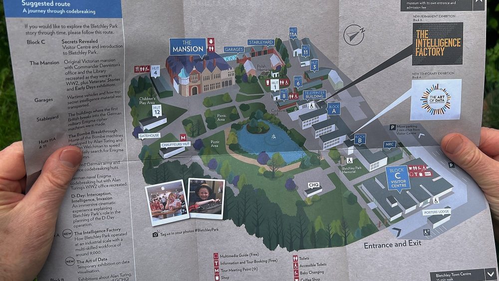 Bletchley Park map