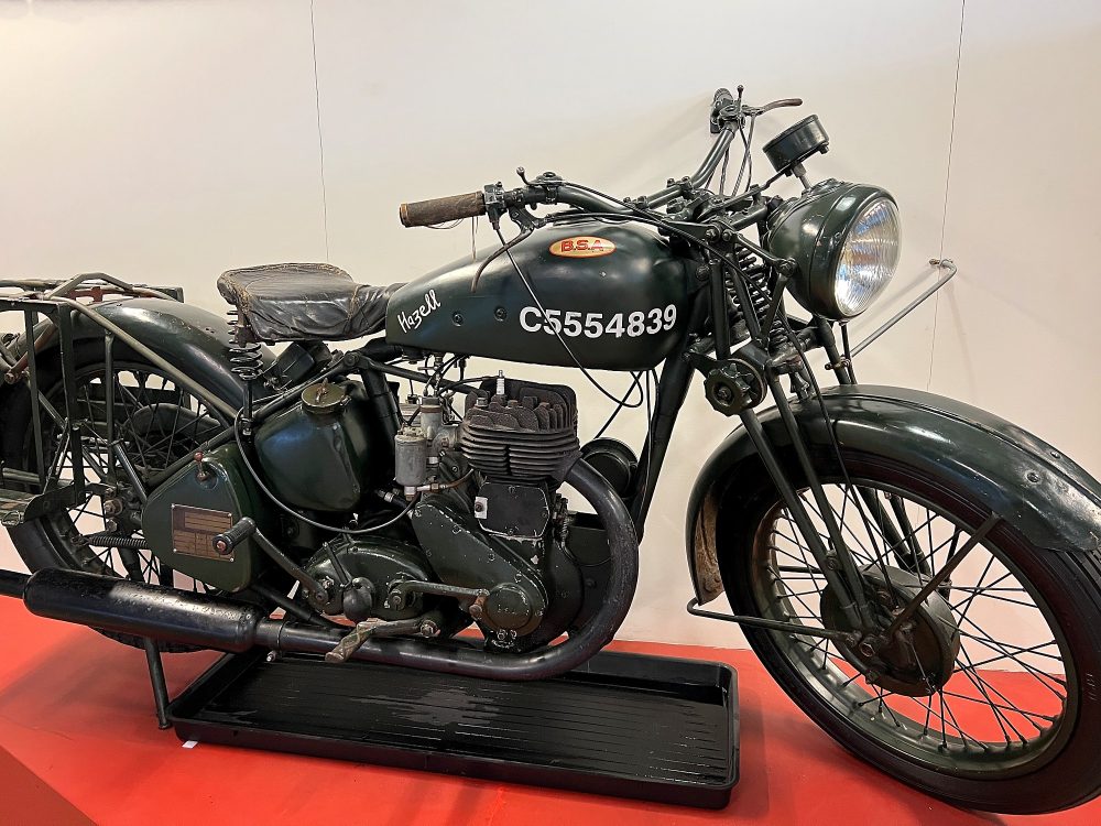 WW2 500cc BSA M20 dispatch riders motorcycle