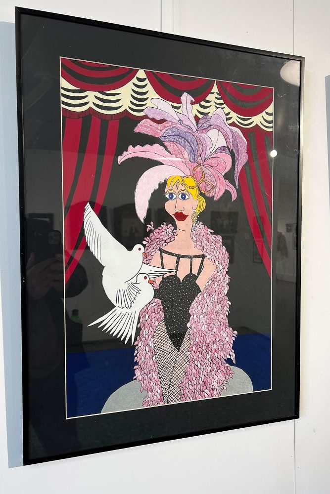 One of Peter Gibson's theatre paintings