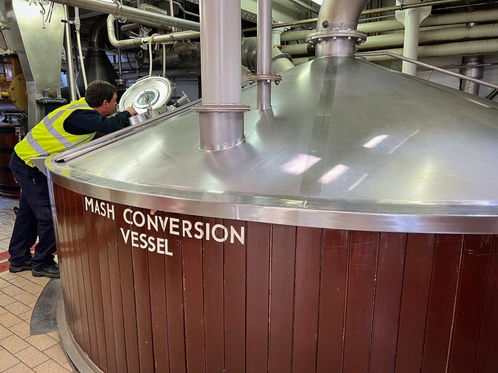 Mash Conversion Vessel at Shepherd Neame, Faversham