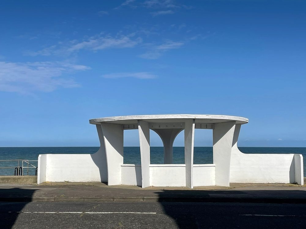 Seafront shelter at Deal