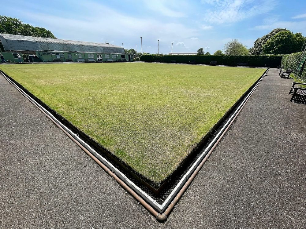 The green at Victoria Park Bowling Club , Deal