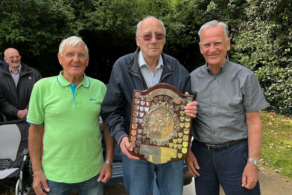 Brian's team won at Victoria Park bowls club London