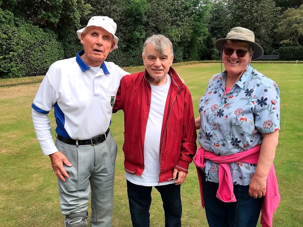 Eric Gallagher, Jim Murray, & Eric's wife Miriam