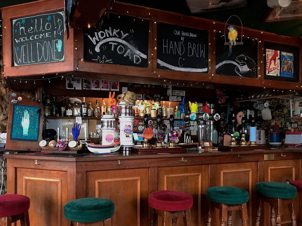 Inside a Brighton pub