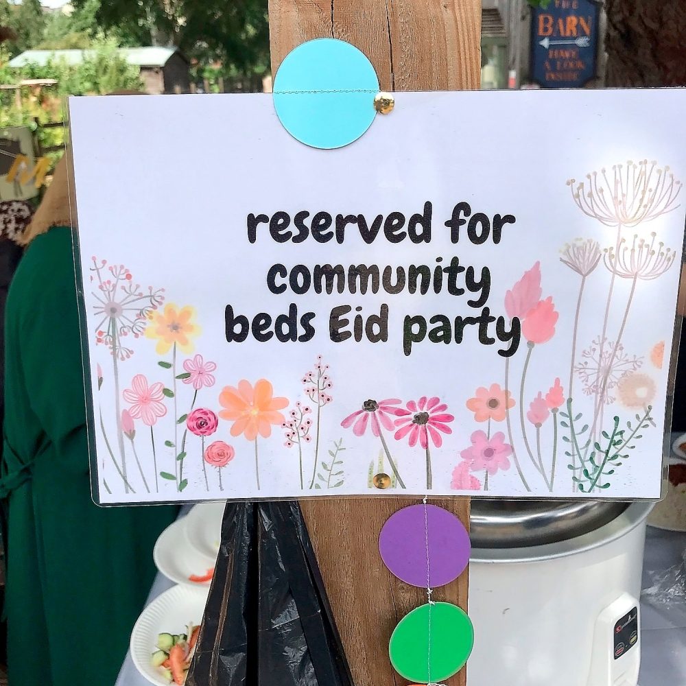 Community Beds Eid Party at Stepney City Farm