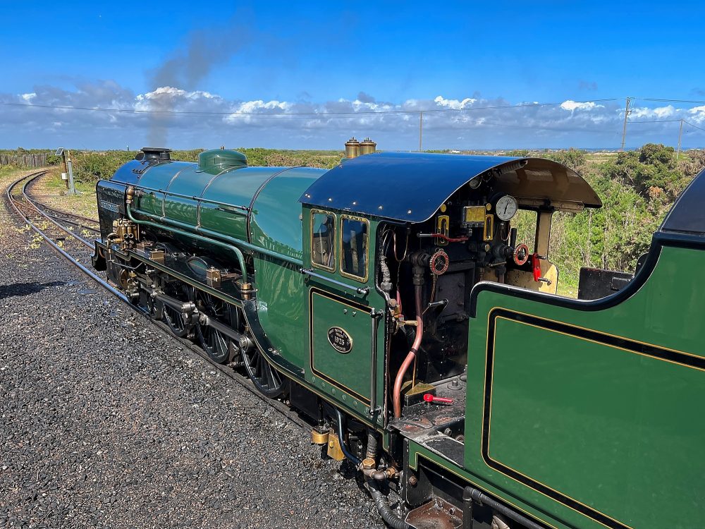 A Romney Hythe & Dymchurch Railway engine