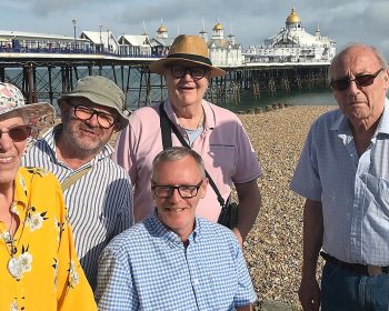 Some of the Geezers outing at Eastbourne