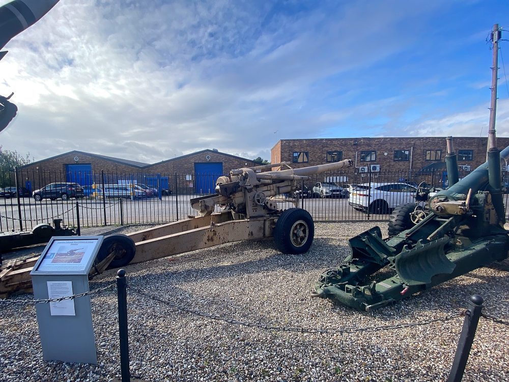 Kit outside the Combined Military Services Museum