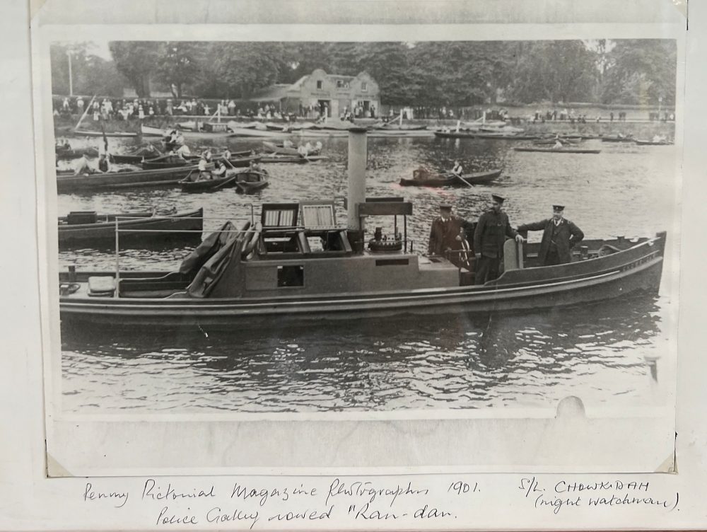 Photo of Paraffin Police Patrol Launch (1901) in the Thames River Police Museum