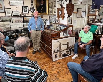 Rob Jeffries talking the Geezers though the history of marine policing on the Thames