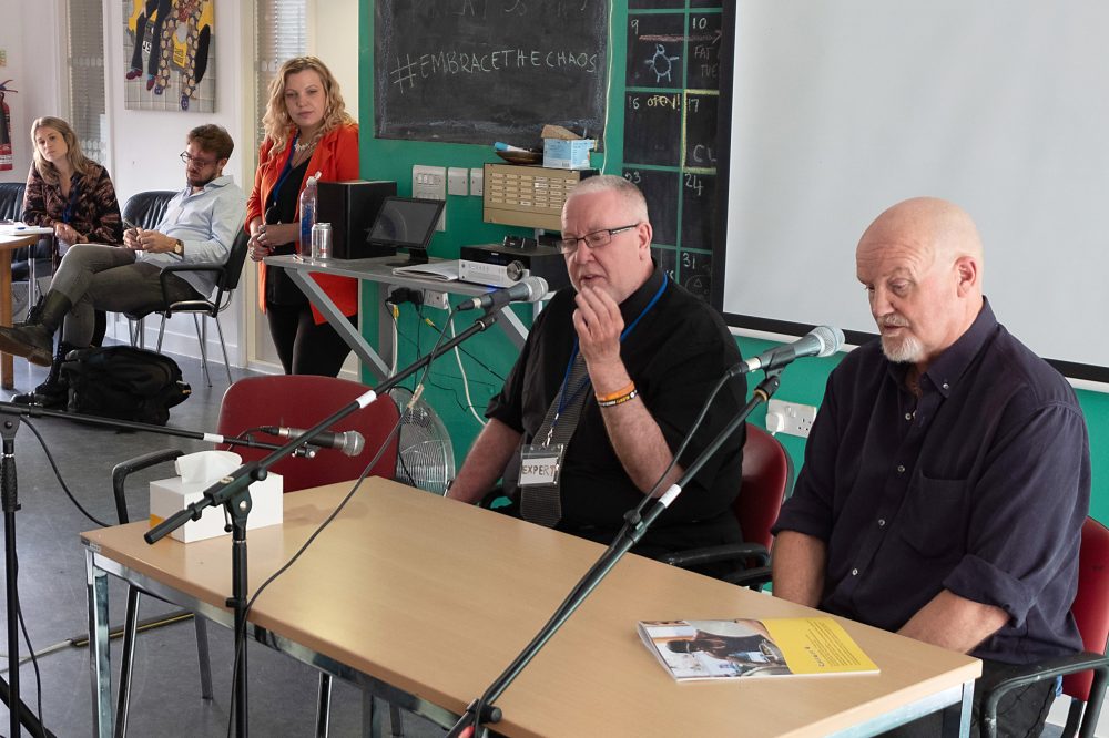 Barrie and Paul do a Q&A at Headway Conference, East London