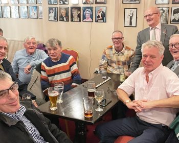 The Geezers in the bar at the Concert Artistes’ Association