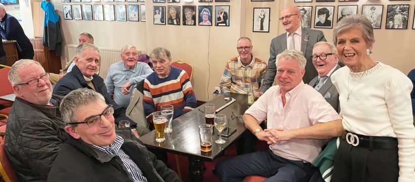 The Geezers in the bar at the Concert Artistes’ Association
