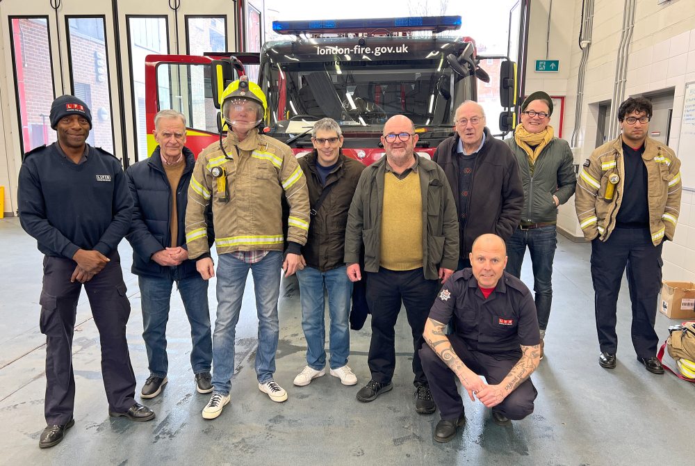 The Geezers group in Shadwell Fire Station