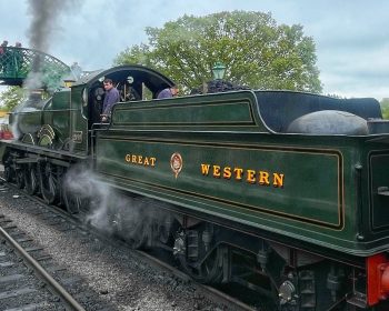 Steam railway engine on the Epping Ongar Railway