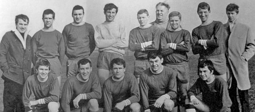 Ray Gipson (left in the RayJack FC team