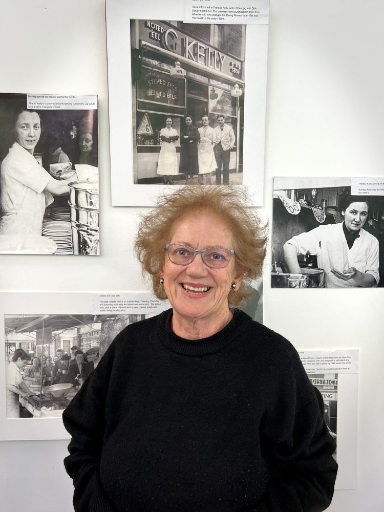 Sue from Kellys Pie and Mash Shop